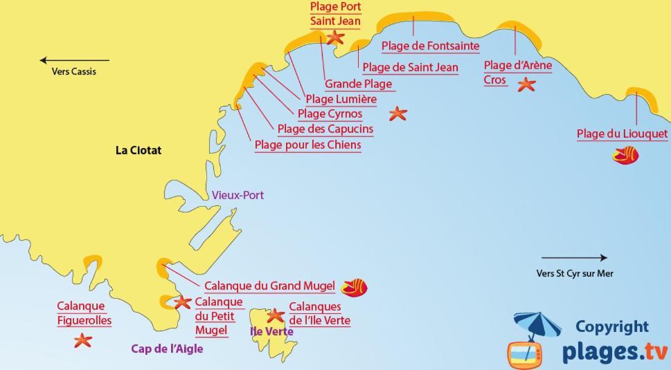 Bastide La Boheme Apartment La Ciotat Luaran gambar